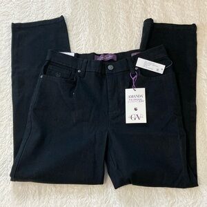 Gloria Vanderbilt Amanda High Rise Straight-Leg Jeans Size 8PS NWT PETITE